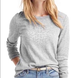 GAP cozy snowflake sweater